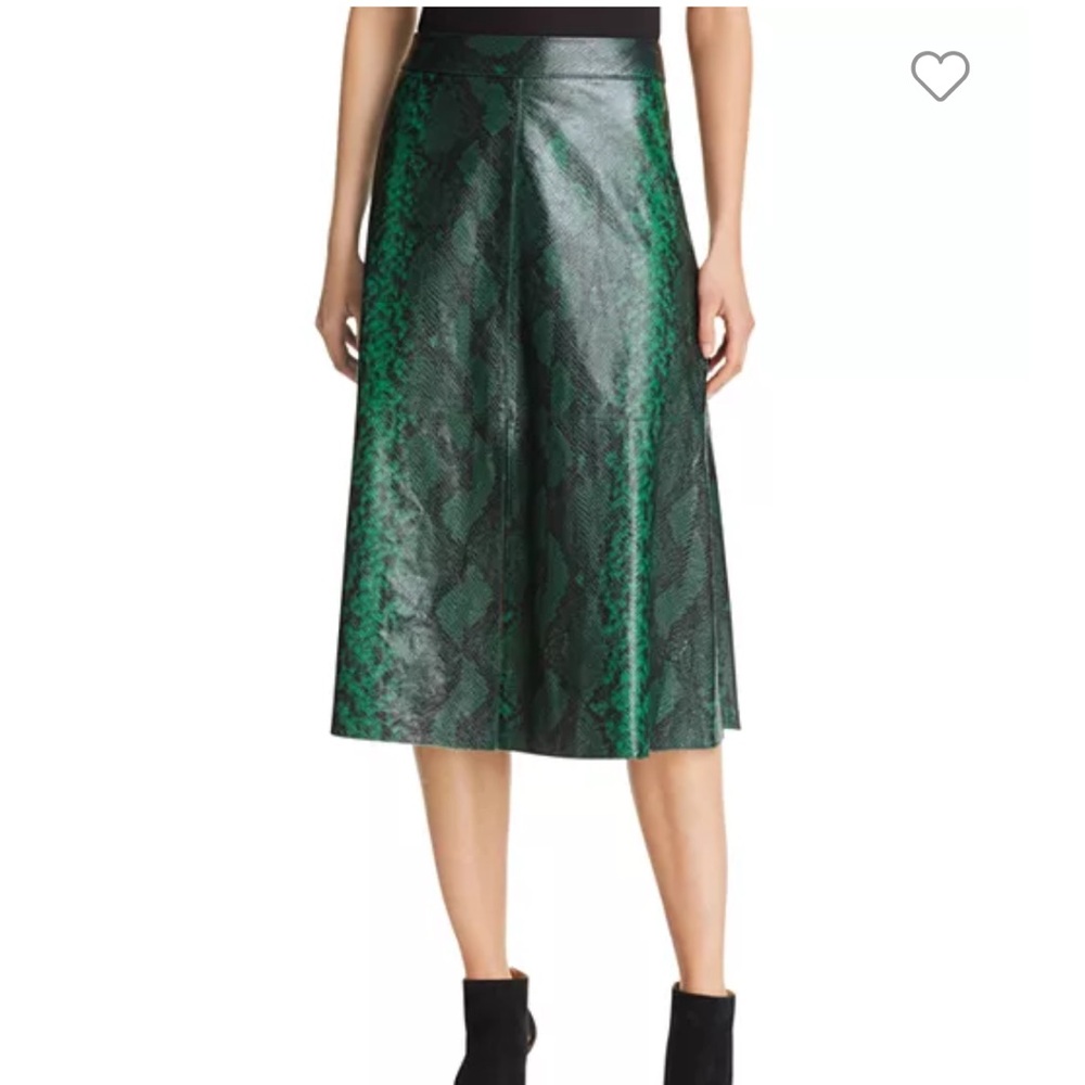 Alice + Olivia Lamb Leather Dress